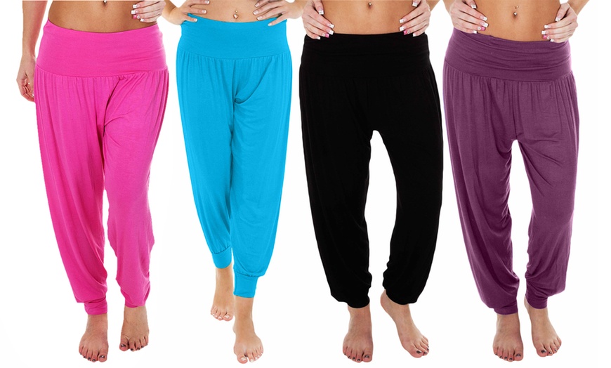 Image 1: Women's Harem-Style Trousers