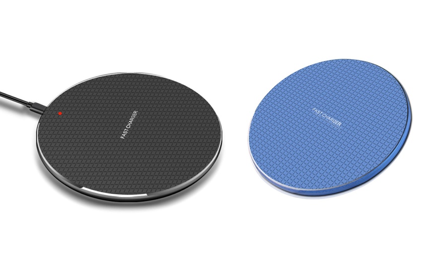 Image 8: One or Two Qi Quick Chargers, Fast Wireless Charging