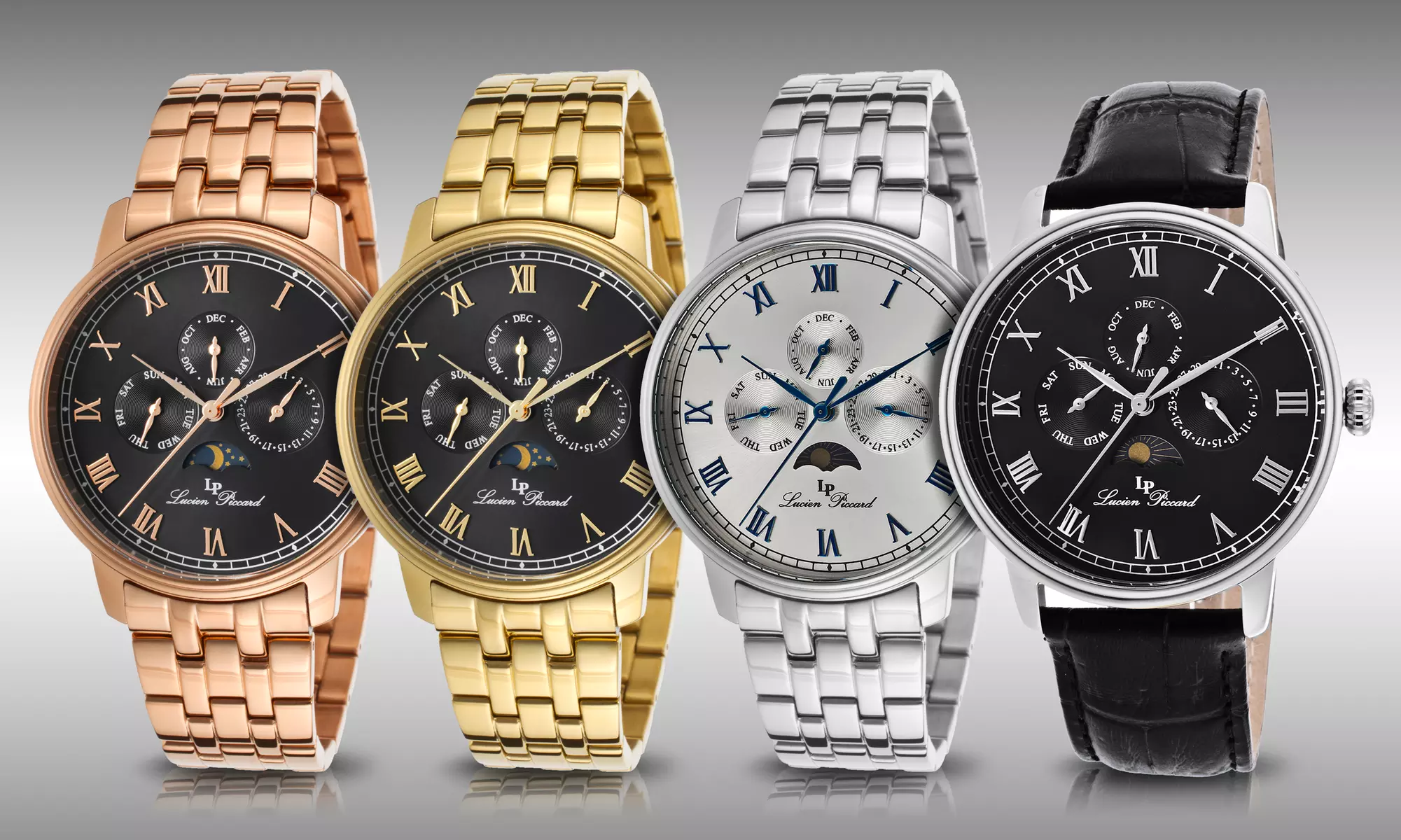 Lucien Piccard Moubra Men's Multifunction Watch - Primary Image