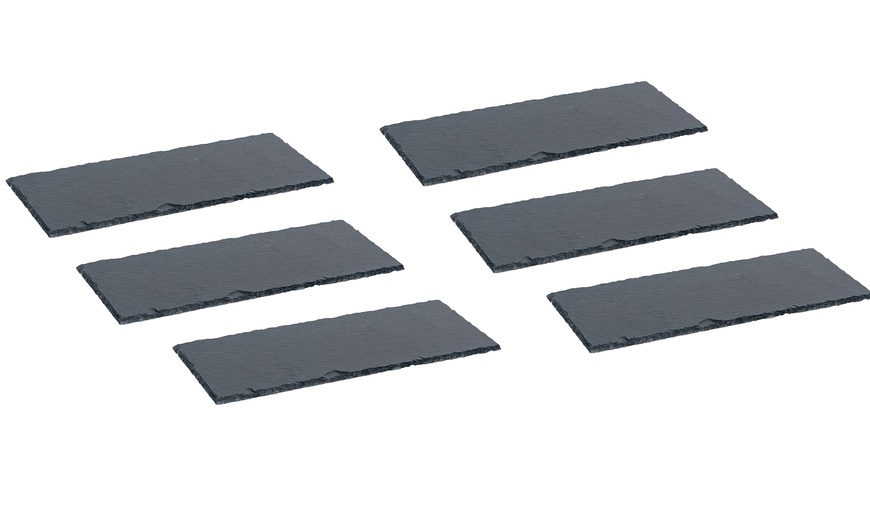 Image 11: Rustic Rectangular Slate Plate