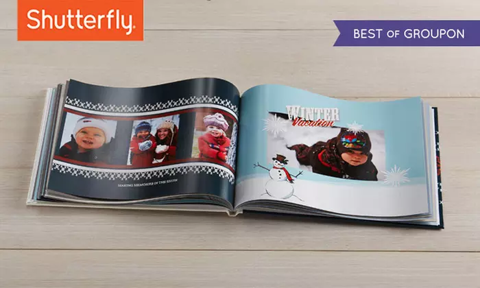 8x8, 8x11, or 10x10 Custom Photo Book from Shutterfly (Up to 67% Off )  - Primary Image