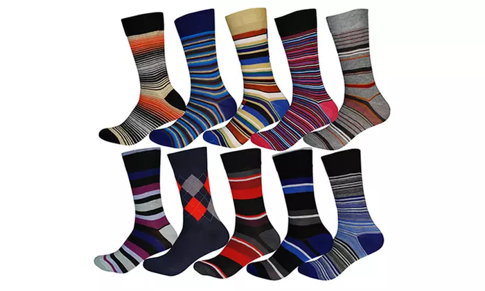 Alberto Cardinali Men's Dress Socks (10-Pack) - Primary Image