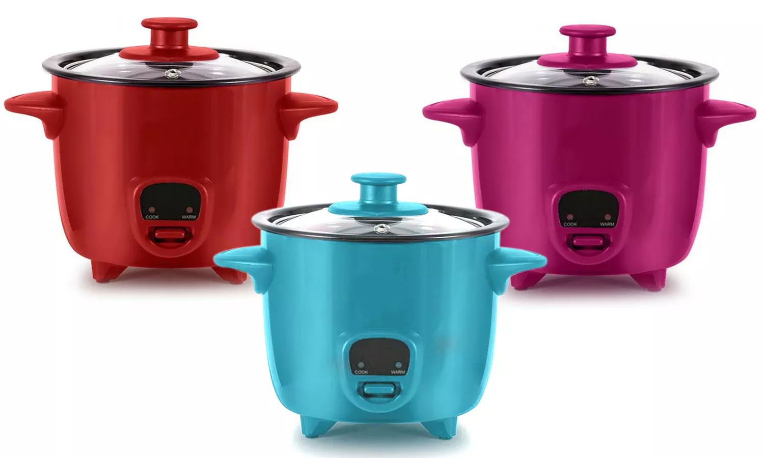 Personal Mini Rice Cooker with Cook/Warm Function - Primary Image