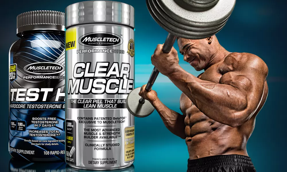 Muscletech Clear Muscle (84-Ct.) and Test HD (90-Ct.) Body-Building Supplements - Primary Image