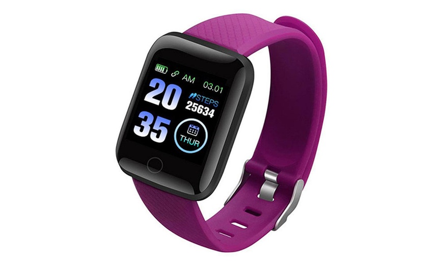 Image 4: ID116+ Fitness Tracker Smartwatch