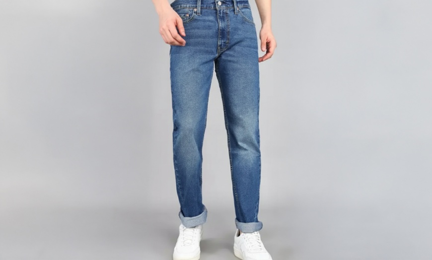 Image 11: Levi's 505 Men's Straight Fit Jeans