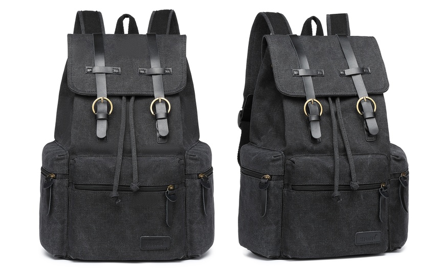 Image 13: Kono Large Multi-Pocket Backpack