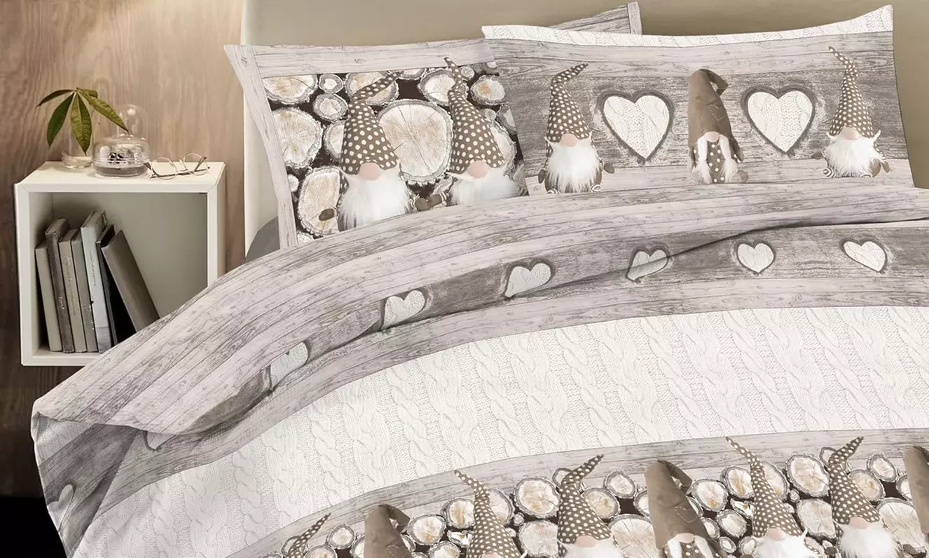 Baumwoll-Bettwäsche-Set