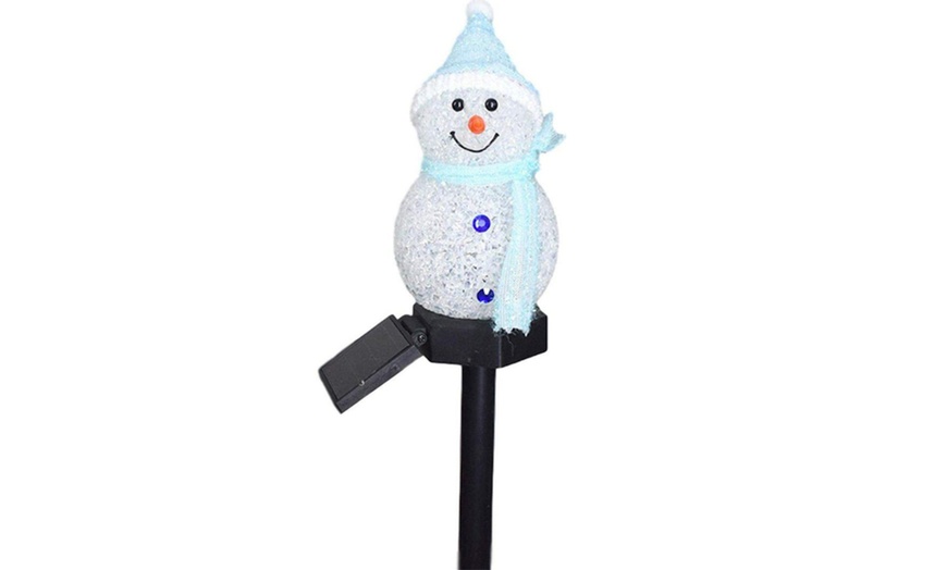 Image 18: Snowman Solar Light