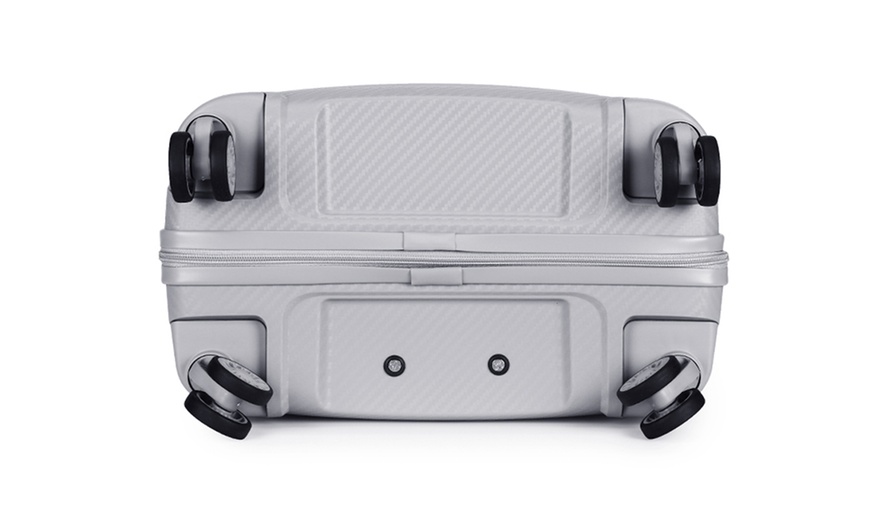 Image 25: Four Piece Travel Suitcase Set