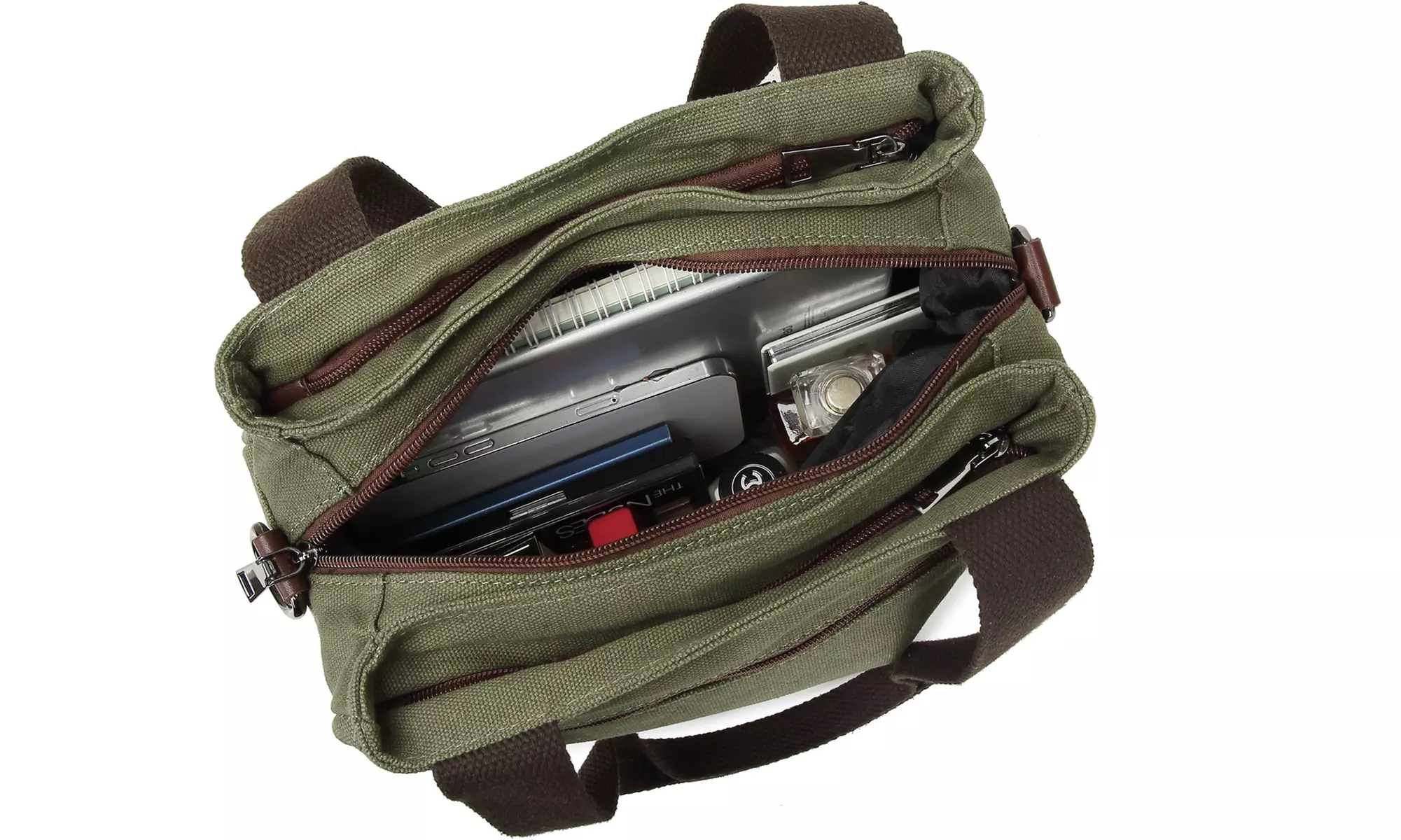 Kono Canvas Multi-Functional Crossbody Bag Shoulder Bag Hand Bag