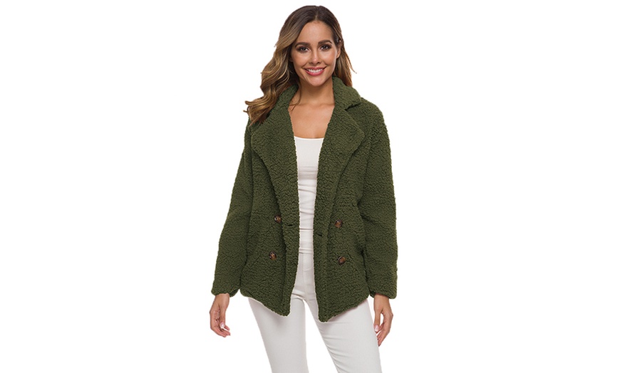 Image 8: Women's Shearling Coat