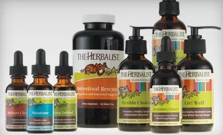 $29 for $60 Worth of Organic Herbal Products, Vitamin Supplements, Superfood Smoothies & More at The Herbalist  - Primary Image