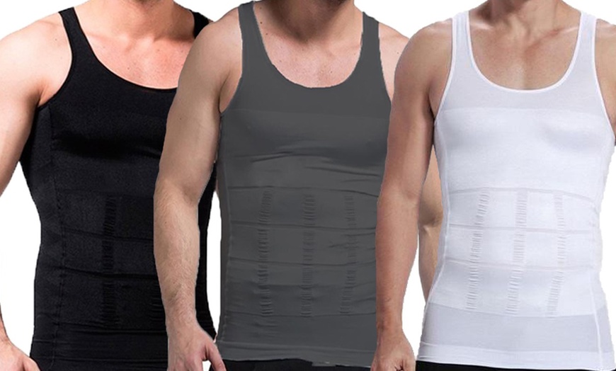 Image 1: Men's Shapewear Vest