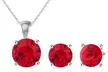 From $19 for a Birthstone Pendant Necklace and Earrings Set with Austrian Crystals - Second Medium