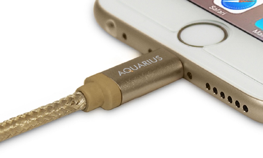 Image 3: Aquarius Braided Cable for iPhone