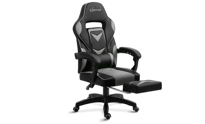 Image 9: Pro Gaming Recliner Chair