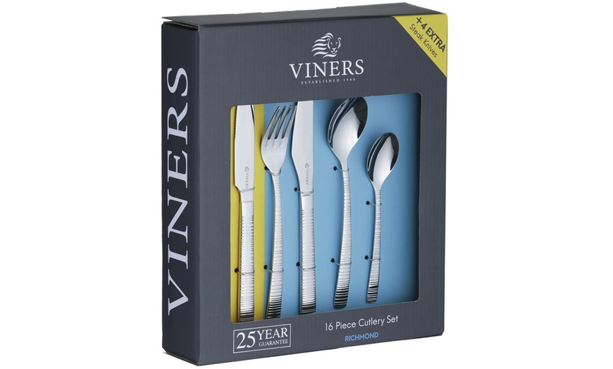 Image 12: Viners 16-Piece Cutlery Set