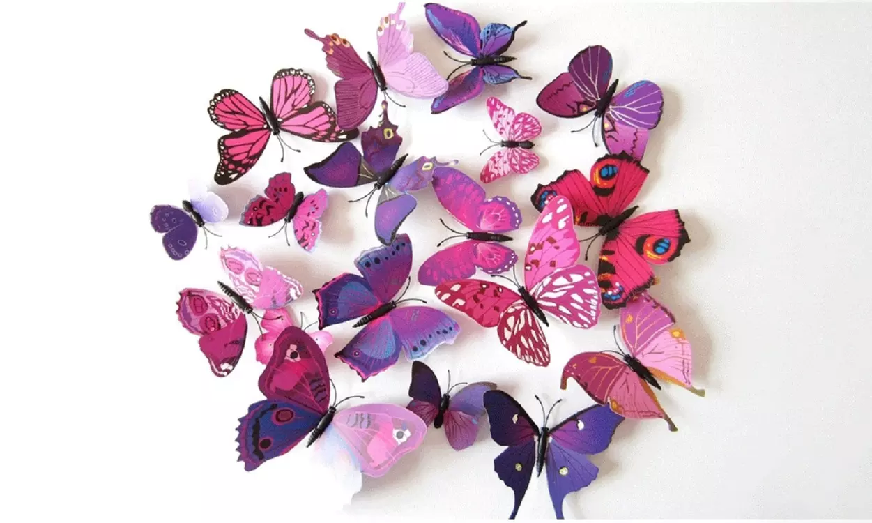 3D Butterfly Magnets (12-Piece Set) - Primary Image