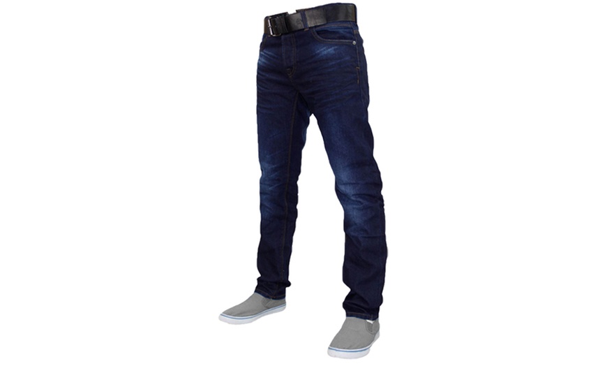 Image 6: Crosshatch Men's Denim Jeans