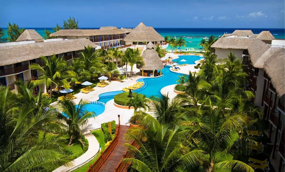 Five-, Six-, or Seven-Night All-Inclusive Stay at Reef Coco Beach in Playa del Carmen with Airfare - Primary Image