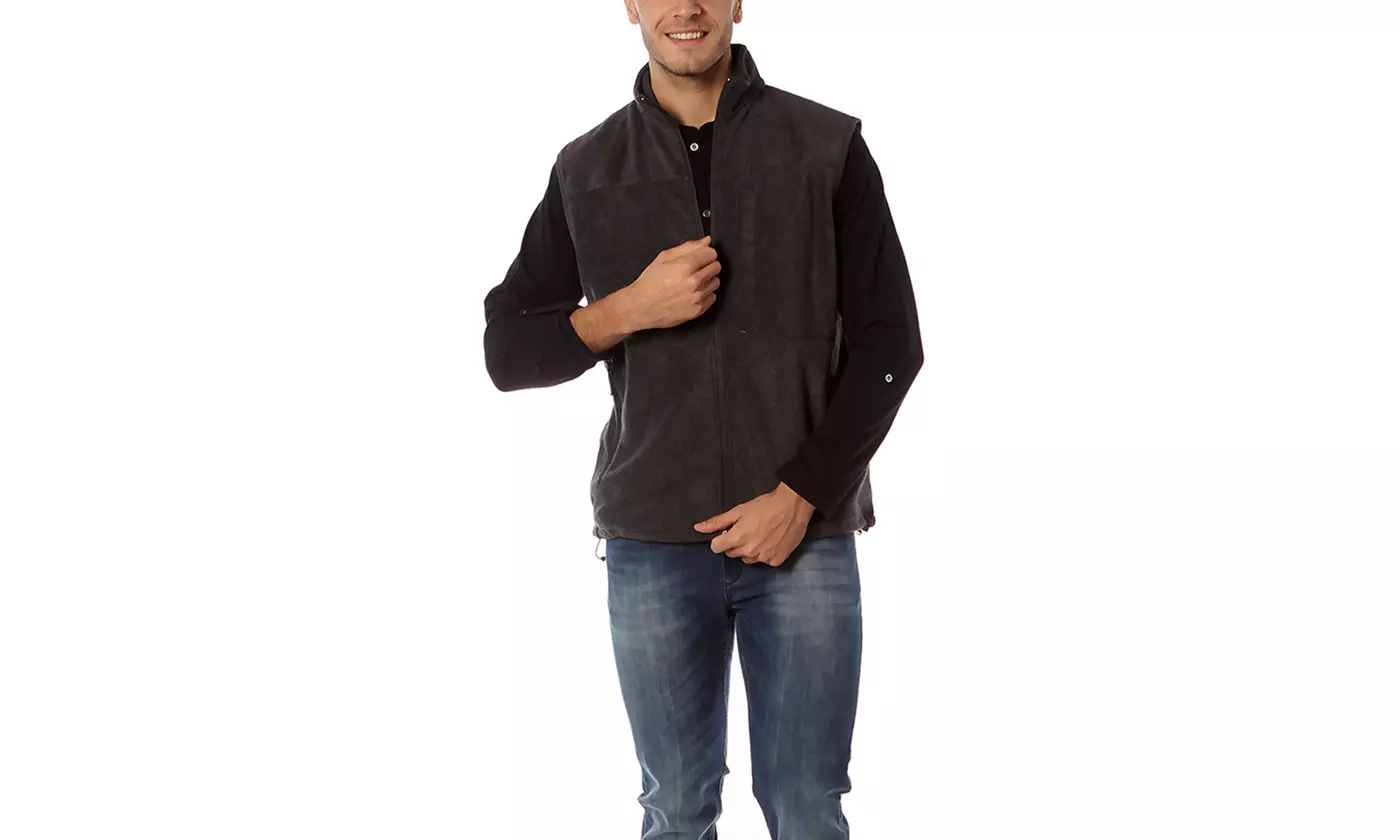 Men's Lightweight Fleece Vest - Image 4