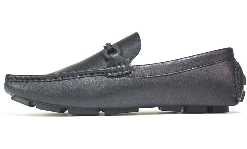 Image 5: Leather Slip-On Shoes