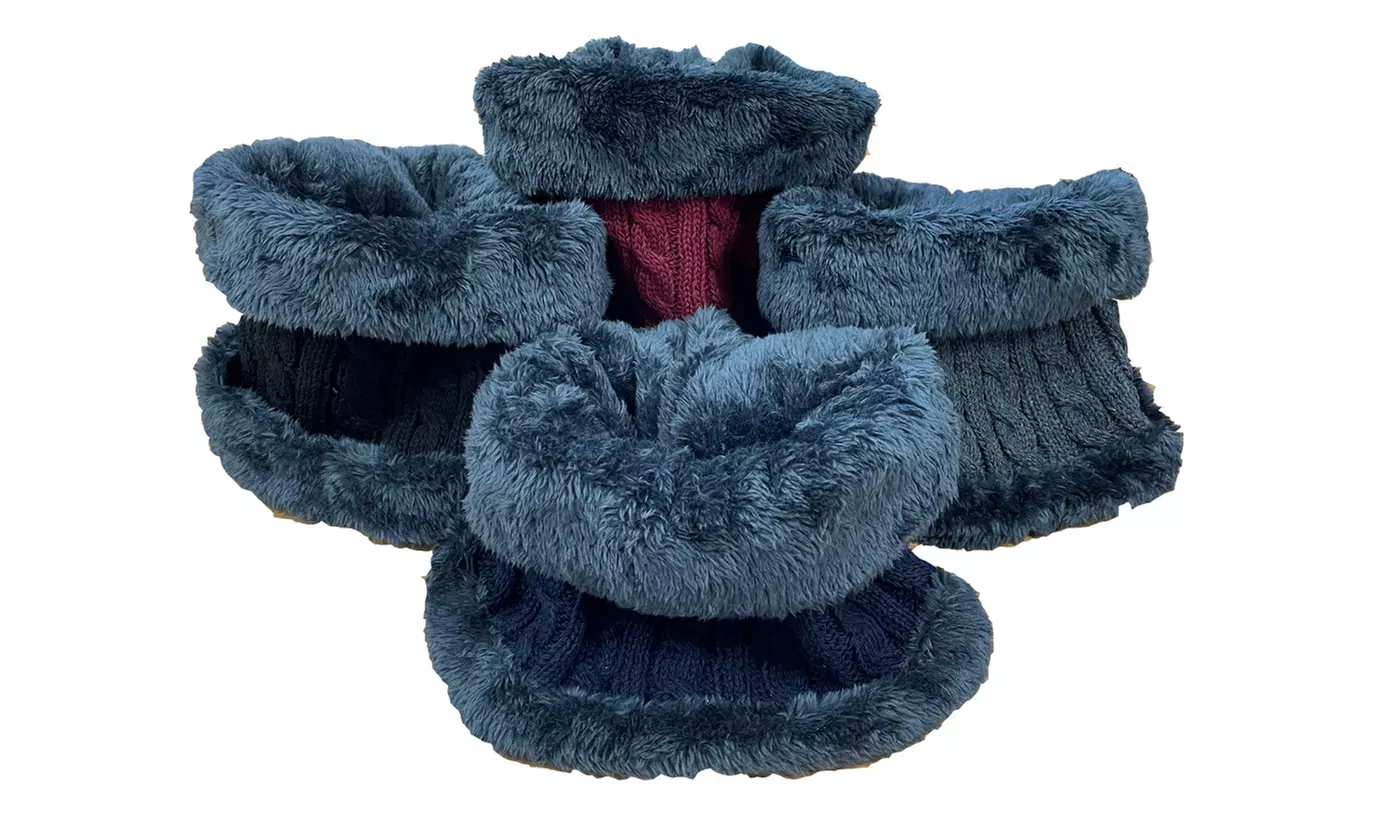 Nekwarmer met imitatiebont