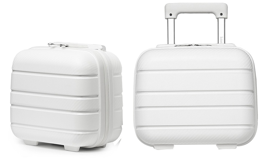 Image 26: Four Piece Travel Suitcase Set