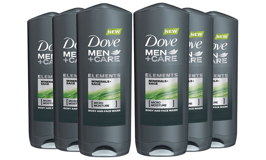 Image 17: Three or Six-Pack of Dove Men Body Washes, 400ml