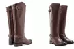 Stiefel im Reiterstil für Damen in Dunkelbraun, Schwarz oder Braun - Second Medium