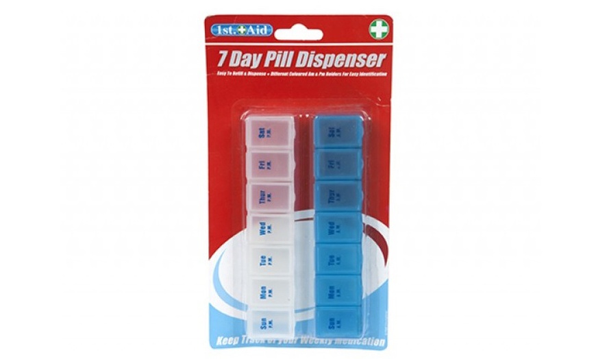 Image 2: One, Two or Four Seven-Day Pill Dispensers