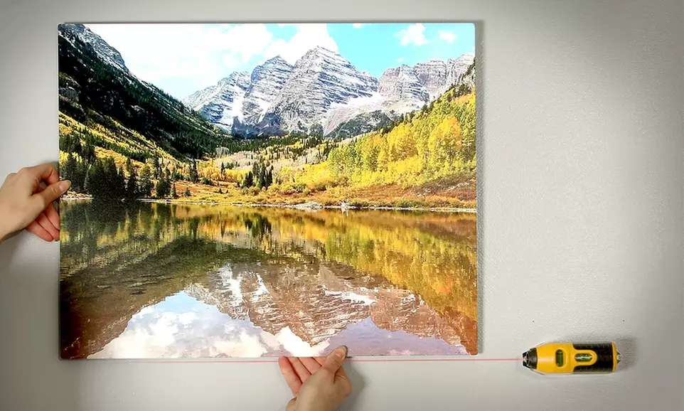 Photo on Metal Print with Free Picture-Hanging Laser Level from Photography.com (Up to 82% Off) - Primary Image