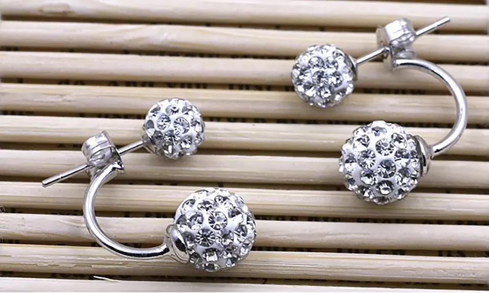 1 ou 2 paires de boucles d'oreilles double boules - Second Medium