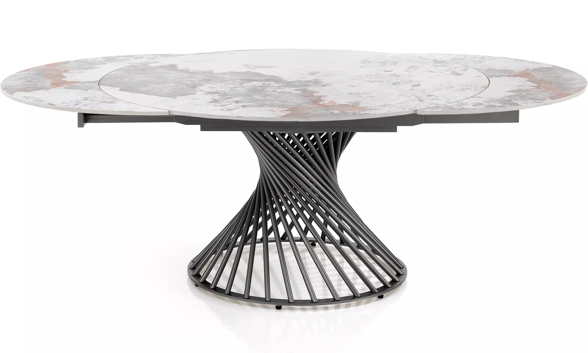 Tomasucci ausziehbarer Esstisch Hut, Jorum oder Tychi Onice White