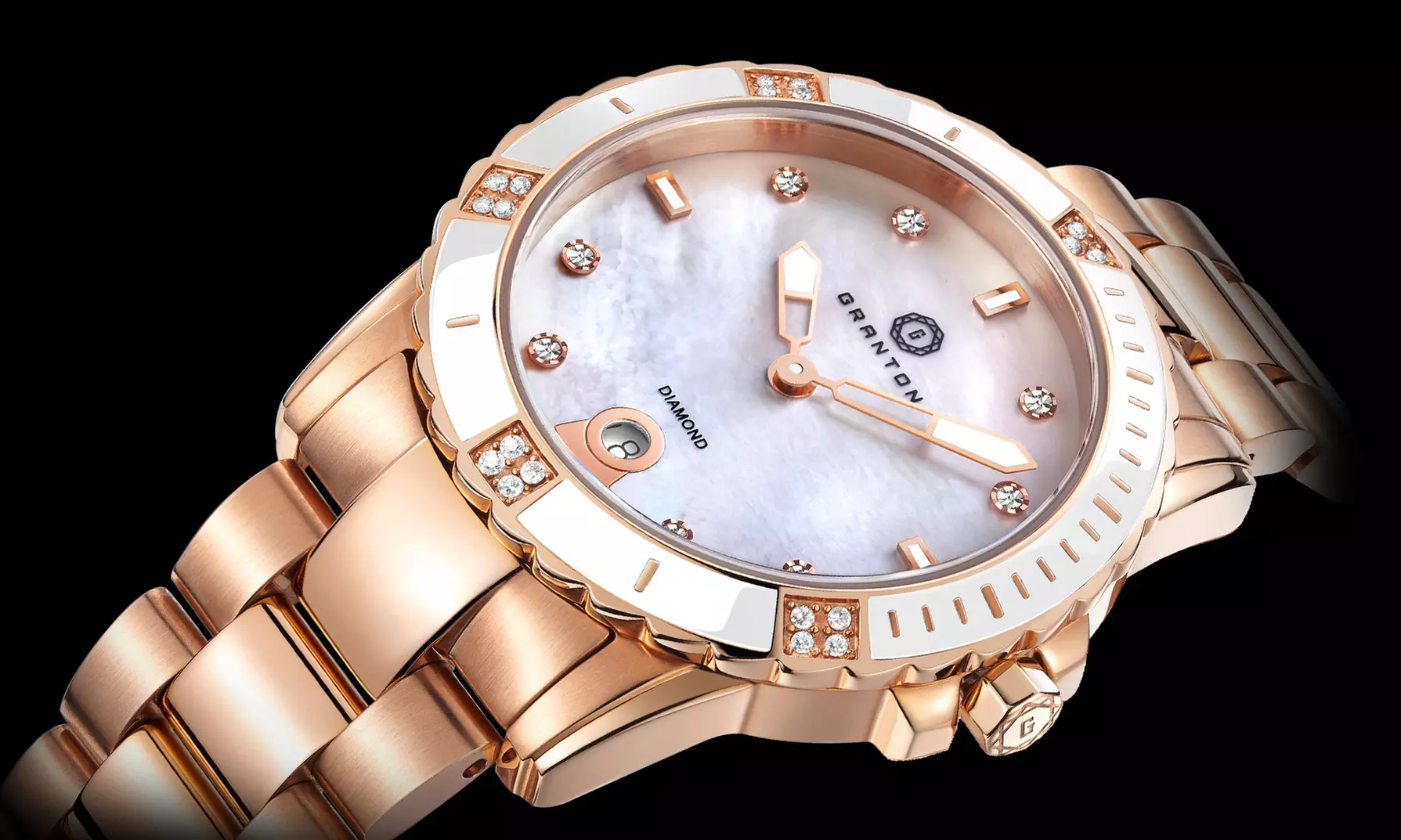 Granton Damen-Armbanduhr mit Diamanten in der Farbe nach Wahl - Primary Image