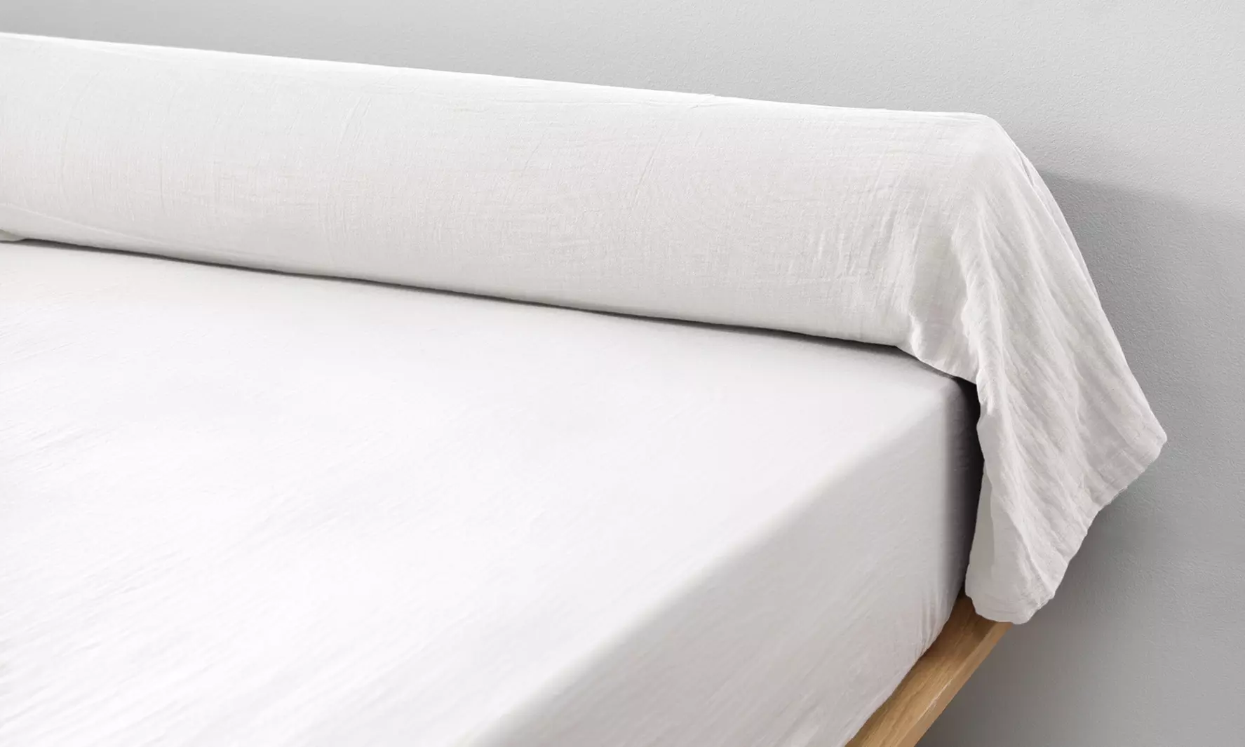 Taie de traversin en gaze de coton