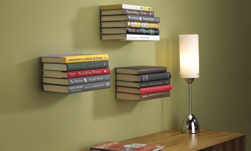 Image 1: Floating Bookshelf Bracket