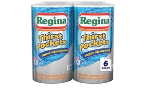 12 or 24 Regina Kitchen Towel Rolls