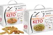Kit dieta iperproteica Keto per 7 giorni con fusilli o pennette e 21 preparati proteici - Image 2