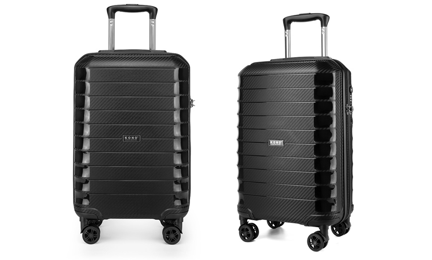 Image 2: Kono 20'' Suitcase with Charging Interface