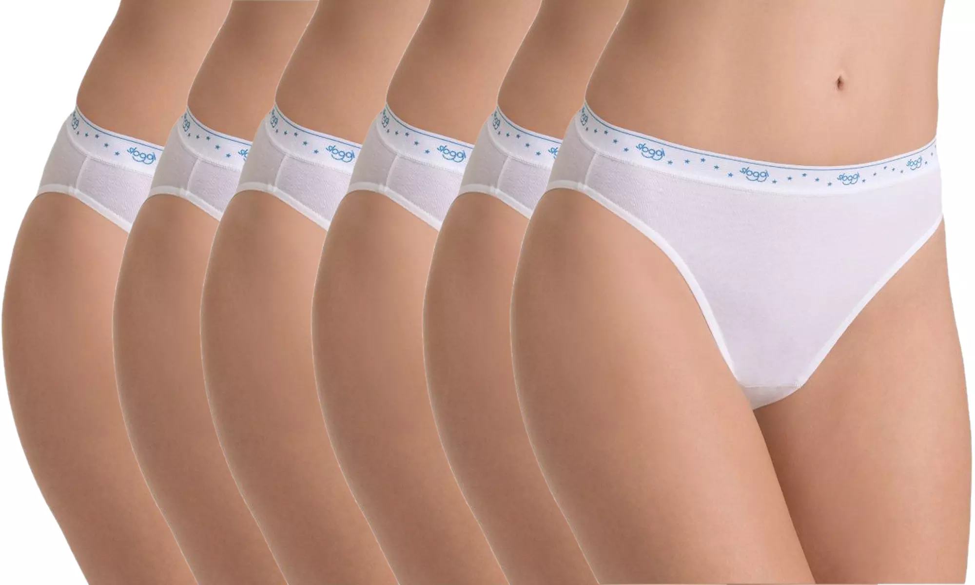 Pack da 6 slip da donna Sloggi