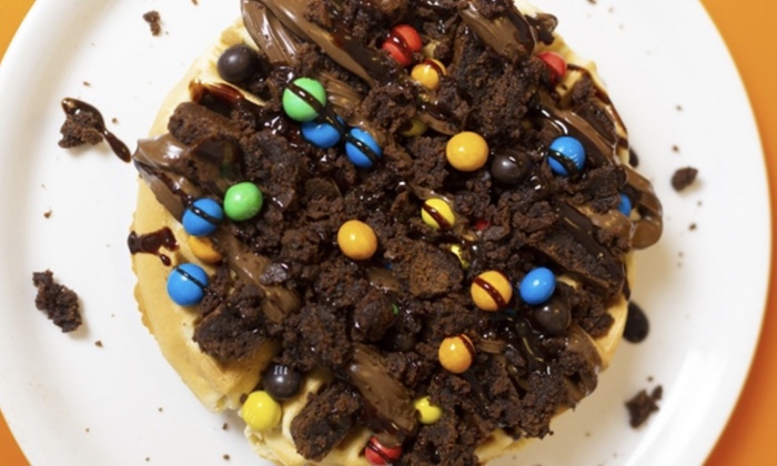 Waffle or Crepe with Cold Drink