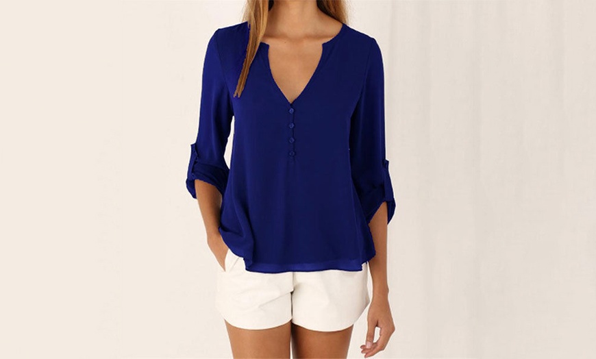 Image 5: Chiffon-Bluse für Damen
