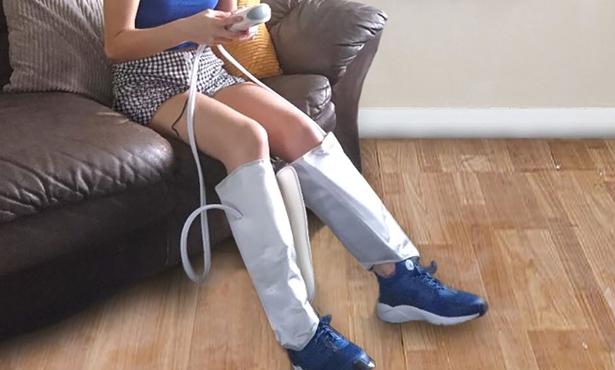 Image 1: Compression Therapy Leg Massager