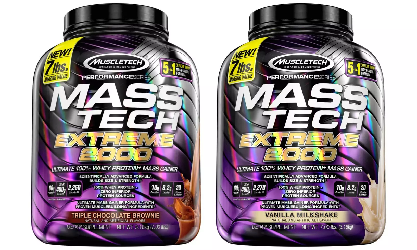 MuscleTech Mass Tech Extreme 2000 (1-, or 2-Pack) - Primary Image