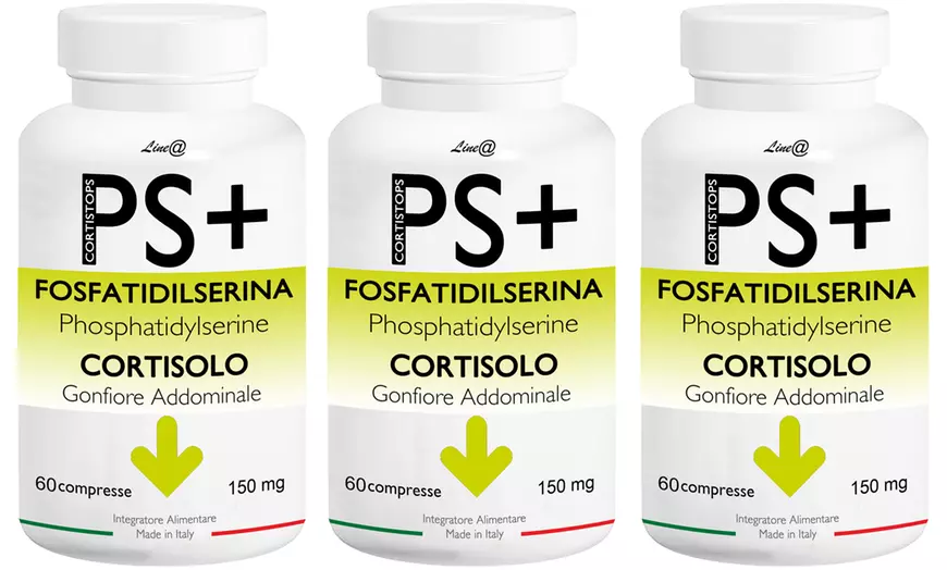 Image 5: 30, 60, 120, 180 of 360 tabletten fosfatidylserine van Lineadiet