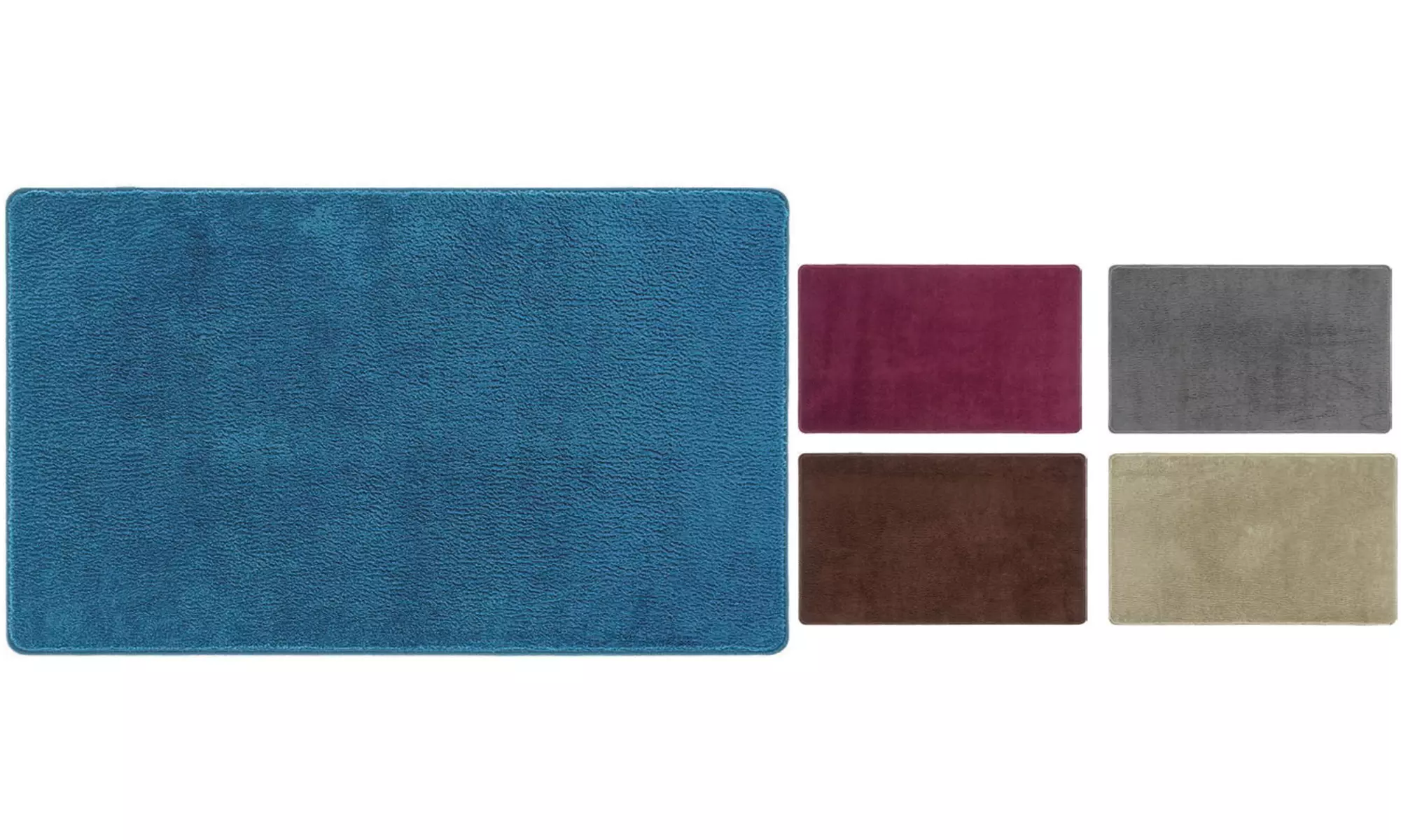 Tappeto lavabile da bagno Step, con fondo antiscivolo e disponibile in 5 colori - Primary Image