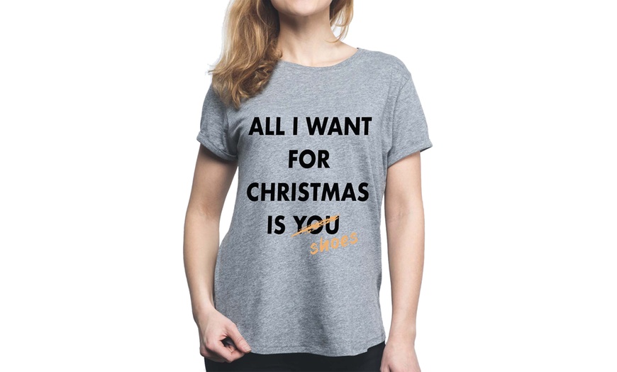 Image 3: Christmas Printed T-shirt