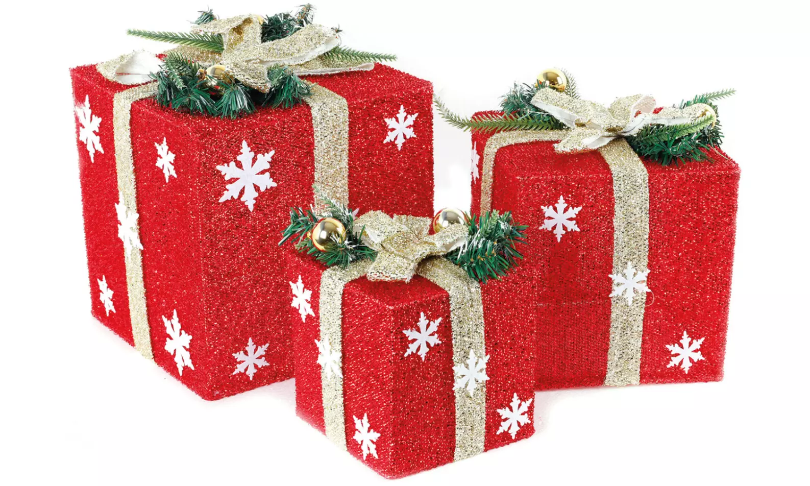 Decorazioni Natalizie luminose da mettere sotto l'albero, Natale, led